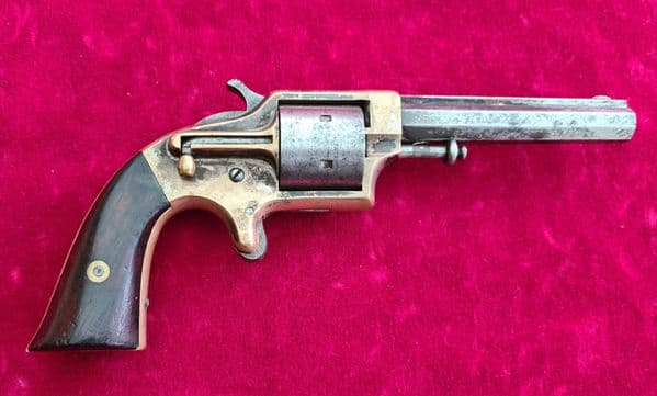 X X X  SOLD X X X  Cup fire revolver by Eagle Arms Co. New York. Circa 1860. Ref  3373